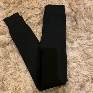 Girls Fleece Lined Black Leggings NWOT 🖤